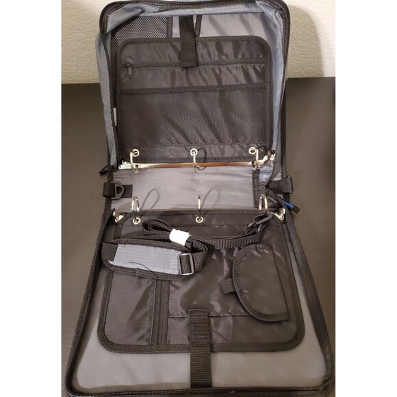 Case it The Dual 2-in-1 Dual Ring Binder 3" Capacity Blue/Black TD-110 - NEW - Picture 6 of 8